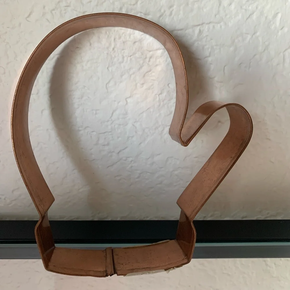 Vintage Lot of 3 Large Copper Cookie Cutters Winter-Theme Baking William Sonoma